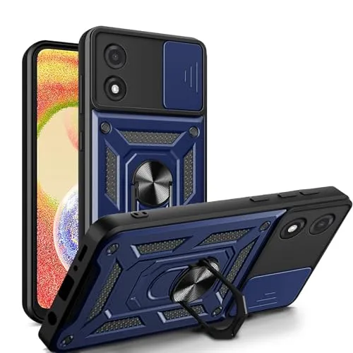 Produktbild betterfon Handyhülle für Motorola Moto E13 | Stoßfest & Kratzfest | Mit Kameraschutz, Anti-Fingerabdruck & robustem Panzerschutz-Design | Blau