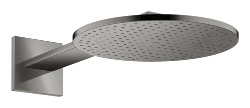 Axor Showersolutions Kopfbrause 300 2jet rund mit Brausearm Unterputz - Polished Black Chrome - Elegante Kopfbrause in Polished Black Chrome, bietet zwei Strahlarten für ein individuelles Duscherlebnis und passt perfekt in moderne Badezimmer.