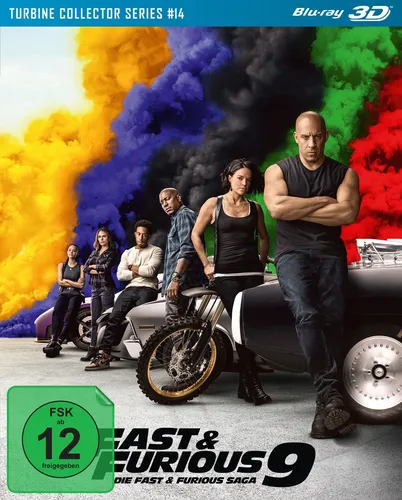 Fast & Furious 9 - Die Fast & Furious Saga Blu-ray 3D - Spannendes Action-Abenteuer - Erleben Sie F9: The Fast Saga in atemberaubendem 3D auf Blu-ray. Mit packenden Action-Szenen und einer fesselnden Handlung ist dieser Film ein Muss für jeden Fan.