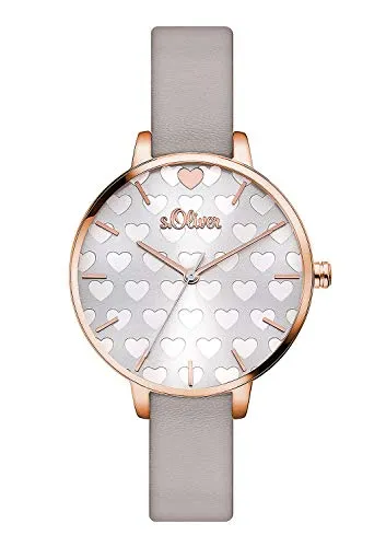 s.Oliver Damen Analog Quarz Armbanduhr SO-3475-LQ von s.Oliver