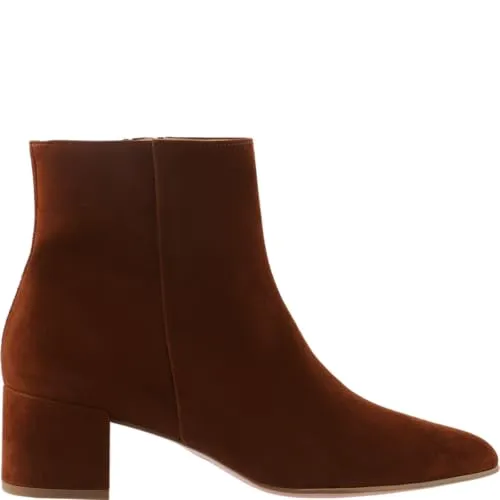 Stiefelette HÖGL Veloursleder - Elegante Damenstiefelette aus hochwertigem Veloursleder, ideal für Casual-Looks. Mit 6 cm Absatzhöhe und praktischem Reißverschluss für optimalen Tragekomfort.