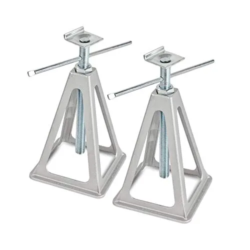 Alu Stützbock Set | L-Profil | 1000Kg Tragkraft | 42cm Höhe | L-Aufnahme (2)