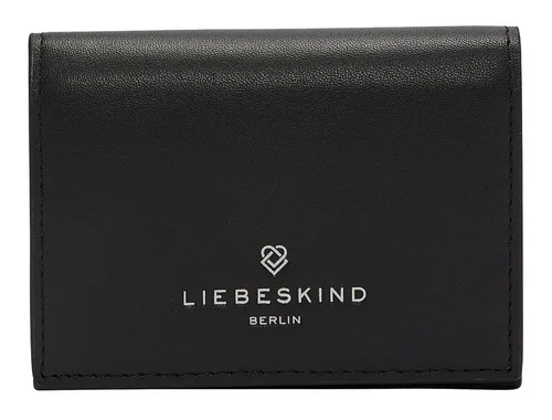 Liebeskind Berlin Damen Sadie Naplack Louisa Purse S, Black Silver - Damen-Henkeltaschen aus weichem, natürlich genarbtem Rindsleder mit integriertem RFID-Schutz – stilvolle und funktionale Geldbörse für jeden Anlass.
