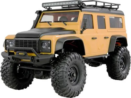 Amewi RC Crawler Mini-D90 AMXRock 4WD 1:16 RTR gelb - Ferngesteuerte Autos – Kompakter 1:16 Scale-Crawler mit 4WD-Allradantrieb und spritzwassergeschütztem Gehäuse für unbeschwerten Fahrspaß im Freien.