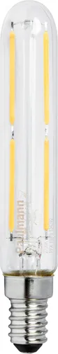 LED Filament Leuchtmittel T20 Röhre 5W E14 dimmbar - Energieeffiziente LED Filament T20 Röhre mit 5W, warmweißem Licht (2700K) und 470lm. Dimmbar für individuelle Lichtgestaltung, ideal für stimmungsvolle Beleuchtung.