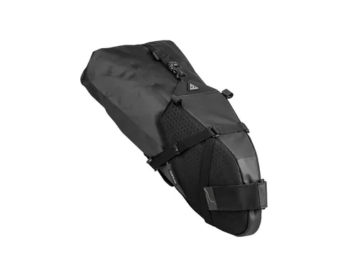 Topeak Backloader X Satteltasche – 10L, Schwarz - Fahrradtasche mit 10L Kapazität, wasserdicht und pendelfrei für stabile Fahrten. Ideal für Abenteuer ohne sperriges Gepäckträger-System.