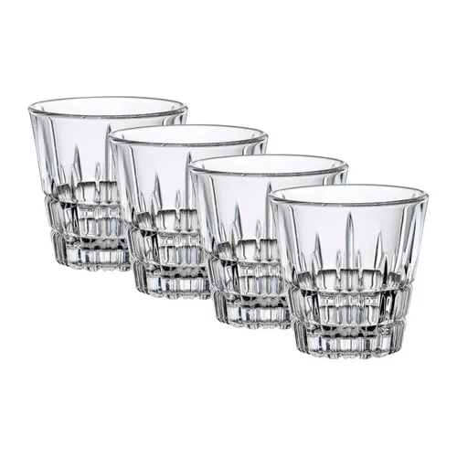 Spiegelau Perfect Serve Collection Perfect Espresso Glass 4er Set 80 ml - Elegante Kristallgläser für Espresso, 80 ml, mit außergewöhnlichem Schliffdekor für brillante Lichtbrechung. Extrem kratzresistent und spülmaschinenfest, ideal für moderne Bars und Genussmomente.