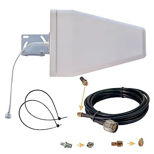 9dBi Außenantenne Vodafone 5G 698-3700Mhz Antenne Enthalten LTE WiFi RFID Elio Lora 3M Cable ts9, SMA, rp-SMA