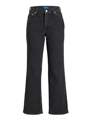 JJXX Damen Jxnice Sl-Straight ANK Mw C8071 DNM Noos Jeans, Schwarz, 29W / 34L EU