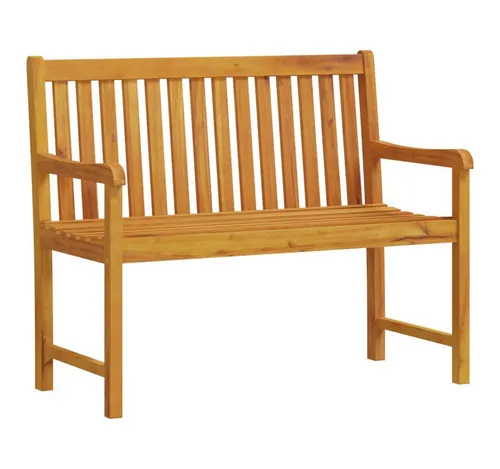 Gartenbank 110 cm aus Massivholz Akazie - Stilvolle Gartenbank aus robustem Massivholz, ideal für entspannte Stunden im Freien. Langlebig und wetterbeständig.