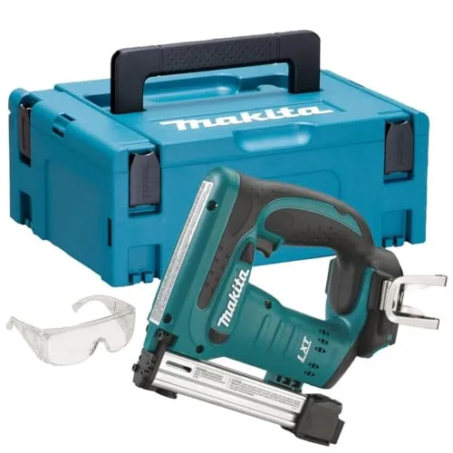 Makita DST221ZJ Nagelpistole - Schnurlose Nagelpistole für präzises Arbeiten, leicht und handlich mit nur 1,8 kg, ideal für Heimwerker und Profis.