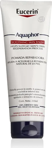 Reparatursalbe Eucerin Aquaphor [220 ml] - Tagespflege mit intensiver Hautreparatur, ideal für trockene und rissige Hautstellen.