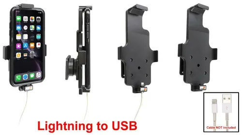 Brodit KFZ Halter 714091 mit Steckervorbereitung für Apple iPhone XR