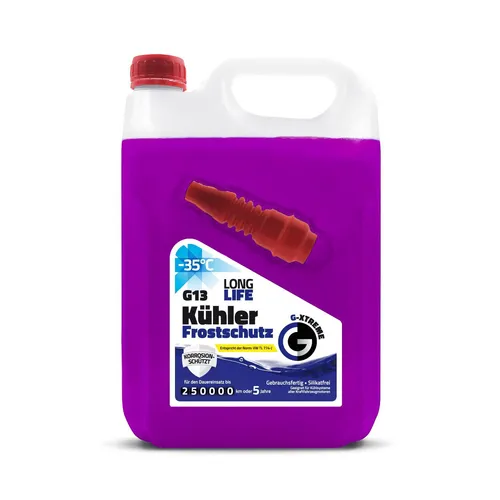 Kühlerfrostschutz G13 Kühlflüssigkeit 5 Jahre bis -35°C Kühlmittel 5L