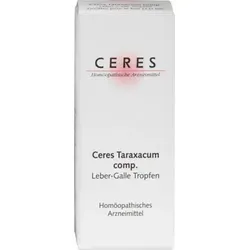 Ceres Taraxacum Comp. Leber-Galle Tropfen 20 ML - Homöopathisches Arzneimittel zur Unterstützung der Leberfunktion, enthält wertvolle Pflanzenextrakte und ist ideal für natürliche Gesundheitsbewahrung.