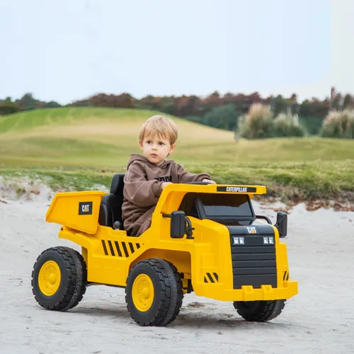 AIYAPLAY Kinder Elektro Traktor Aufsitztraktor mit Fernbedienung Eimer Schaufel