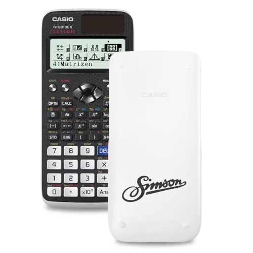 Casio FX-991DE X ClassWiz Schulrechner mit Simson-Bedruckung (Simson)