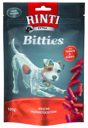 Rinti Extra Bitties Hundesnack 100 g Huhn, Tomate & Kürbis