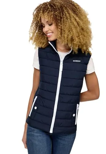 MARIKOO Damen Steppweste B995 in blau von Marikoo
