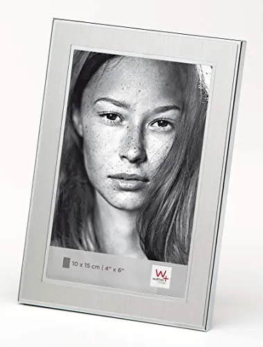 walther design Bilderrahmen silber 10 x 15 cm Jazz Portraitrahmen PJ015S