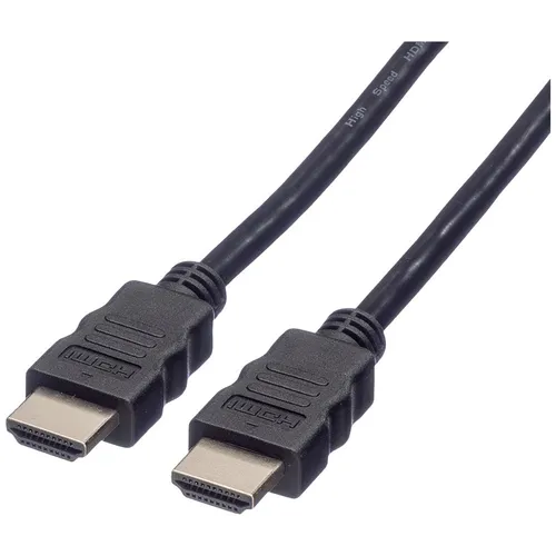 Roline HDMI Anschlusskabel HDMI-A Stecker 5.00 m Schwarz 11.04.5545 4K UHD, G...