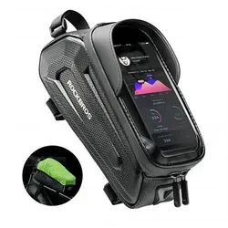 Rockbros B68 wasserdichte Fahrradtasche mit Handyhülle, 1,5 l