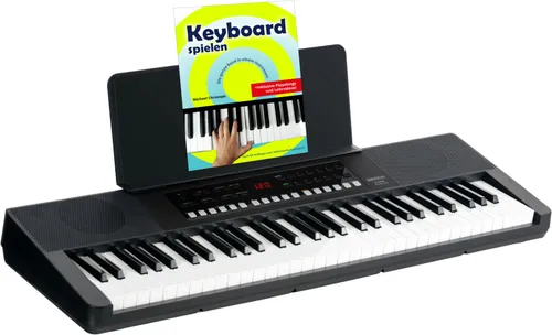 FunKey 61 MKII Keyboard Schwarz Schule Set