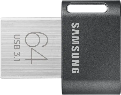 Samsung FIT Plus 2020 Typ-A 64GB USB-Stick Schwarz - Ultra-kompakt, 5-fach geschützt und blitzschnell mit bis zu 400 MB/s
