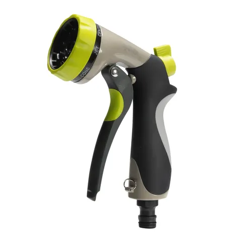 Grafner Metall Gartenbrause Handbrause Gartenspritze Gartenschlauch 8 Funktionen