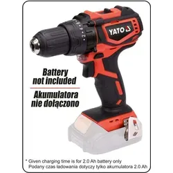 YATO Bürstenloser Bohrschrauber 18 V - 42 Nm - Akkuschrauber mit bürstenlosem Motor für hohe Leistung und Langlebigkeit. Ideal zum Bohren in Holz und Metall, ausgestattet mit LED-Licht und 2-Gang-Getriebe für präzises Arbeiten.