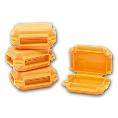 world-trading-net - 4er Pack Gel-Box IPX8 Mini, für Drahtquerschnitt 4mm², wiederverwendbar, für optimalen Feuchtigkeitsschutz