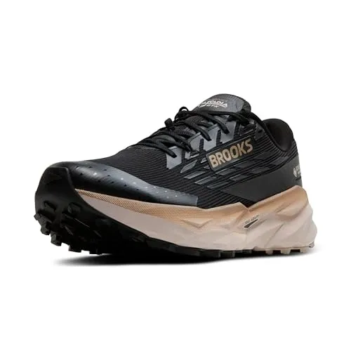 Brooks Herren Running Shoes - Black Ebony Chateau Gray, 44.5 EU - Laufschuhe mit atmungsaktivem Obermaterial für optimalen Komfort und Unterstützung bei jedem Lauf.