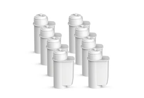 Comedes Wasserfilter 8er Set passend für Siemens EQ Serie, Bosch Vero Series, Zubehör für einsetzbar statt Siemens TZ70003, TZ70033, Bosch TCZ7003, 12008246 467873, einsetzbar statt BRITA Intenza TZ70003, 1016723 575491