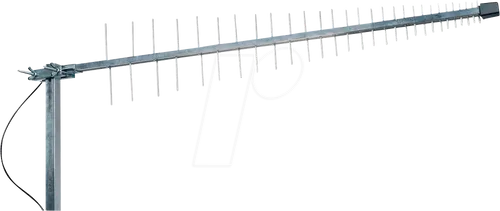 WIT K-103336 - Universal-Außenrichtantenne für GSM, UMTS, WLAN, LTE, 5G, 10 m Koaxialkabel inklusive, optimaler Empfang und vielseitige Montagemöglichkeiten