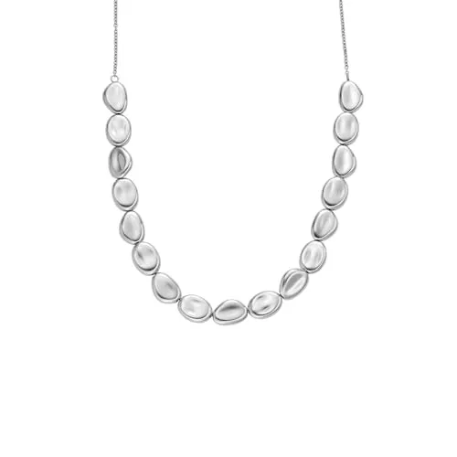 Skagen Damen-Kette Edelstahl One Size 89181046 - Elegante Edelstahlkette für Damen in silberfarbenem, poliertem Finish, ideal für jeden Anlass und mit praktischem Karabinerverschluss.