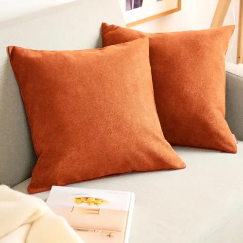 Blumtal 2er Set Kissenbezug 40x60 orange in orange von Blumtal