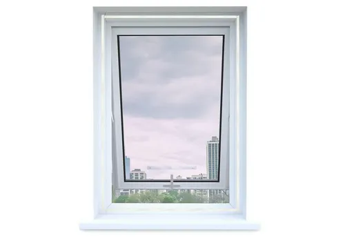 LuxusKollektion Fliegengitter für Dachfenster ohne Bohren 130x150cm Weiß