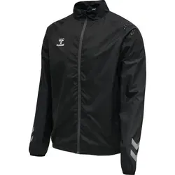 Hummel hmlLEAD PRO TRAINING JACKET/WINDBREAKER Schwarz 2XL - Funktionsjacke mit wasserabweisendem WP3000-Schutz, ideal für Wind und Regen während des Trainings. Elastische Ärmelbündchen sorgen für optimale Bewegungsfreiheit.