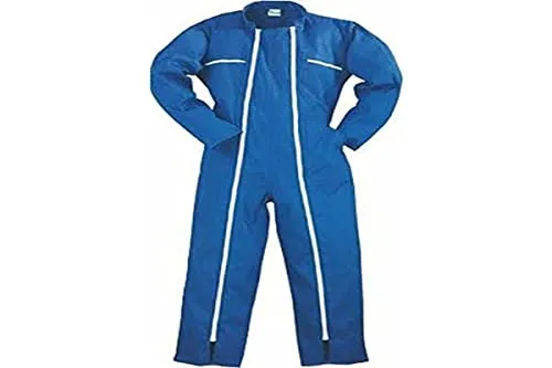 Coverguard 1069 Arbeitsanzug, Größe 3XL, Blau - Robuster Arbeitsoverall in Blau, aus 65 % Polyester und 35 % Baumwolle, mit praktischen Reißverschlüssen und elastischem Bund für optimalen Komfort.