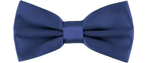 Ladeheid Fliege Kinder Jungen mit einstellbarem Band für Anzug festlich Kinderfliege Mode für Jungs MJ (10cm x 5cm, Navy16)