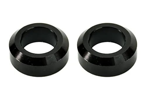 Stück Fahrrad Spacer Wheel Adapter Steck Achse 12mm E-Bike Pedelec Schwarz 2