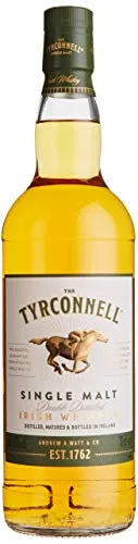 The Tyrconnell | Single Malt Irish Whisky | charaktervoller Geschmack durch Zweifach-Destillation | 43% Vol | 700ml Einzelflasche