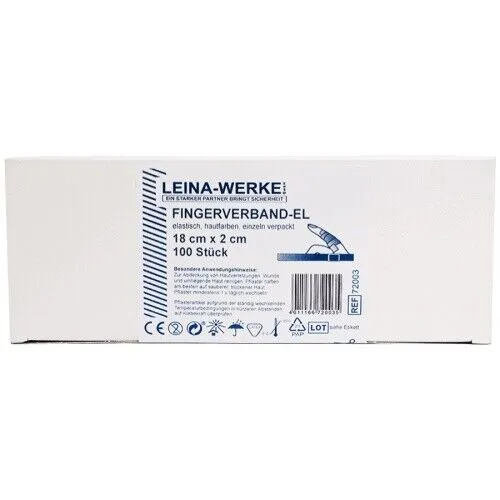 Fingerverband EL elastisch 18x2cm (100 Stk