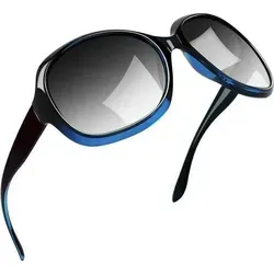 Sonnenbrille Übergroße Damen B12-mode Blau Hellgrau - Entdecke die übergroße Sonnenbrille B12-mode in Blau-Hellgrau. Mit UV400-Schutz und polarisierenden Gläsern bietet sie nicht nur stilvolle Eleganz, sondern auch zuverlässigen Schutz für deine Augen. Ideal für jeden Anlass!