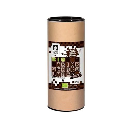 Bremer Gewürzhandel Kakao Trinkschokolade Dark 70% BIO, Kakaopulver, heiße Schokolade, 375g