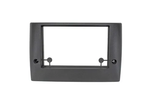 tomzz Audio Doppel DIN Radioblende passt für Fiat Stilo 2001-2008 anthrazit-schwar Autoradio