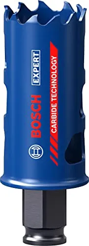 Bosch 1x EXPERT Tough Material Lochsäge (für Holz mit Metall, Ziegelstein, Ø 32 mm, Professional Zubehör Bohrmaschine/Schrauber)