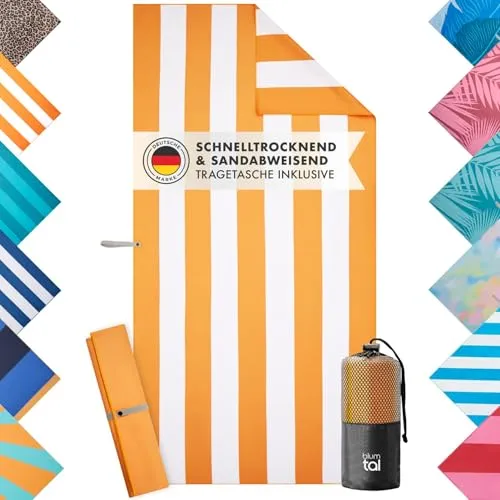 Blumtal Strandtuch XXL aus Mikrofaser von Blumtal