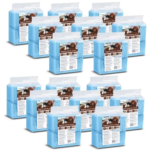 Universal Tierunterlagen 800 Stück 60x40cm GB495 - Praktische Einwegunterlagen für Haustiere, 800 Stück in Blau, aus hochwertiger Zellulose, ideal für die Pflege und den Schutz von Böden.