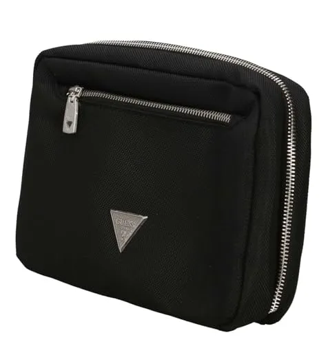 GUESS Kosmetiktasche Berna Square Necessaire Black schwarz